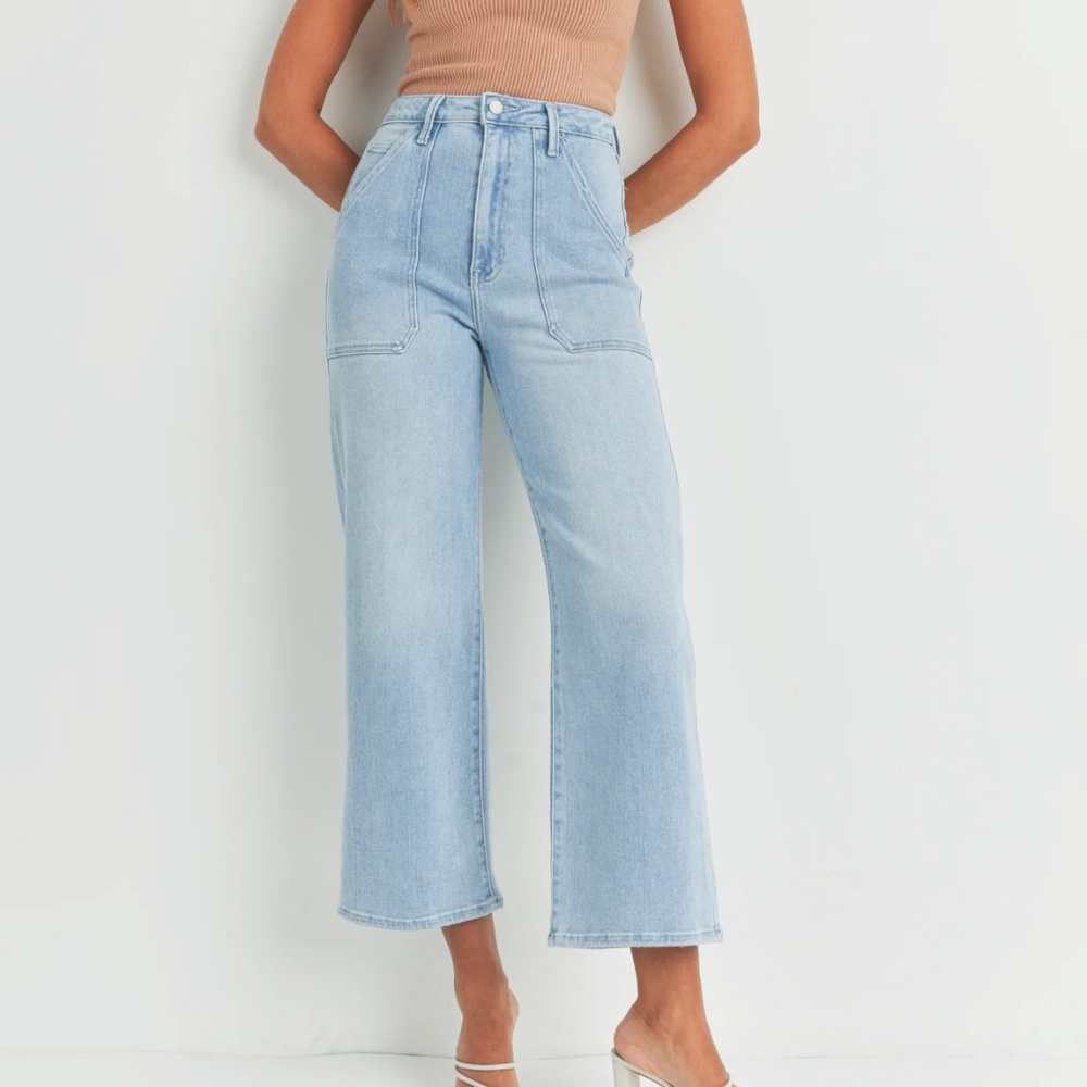 Just black denim jeans